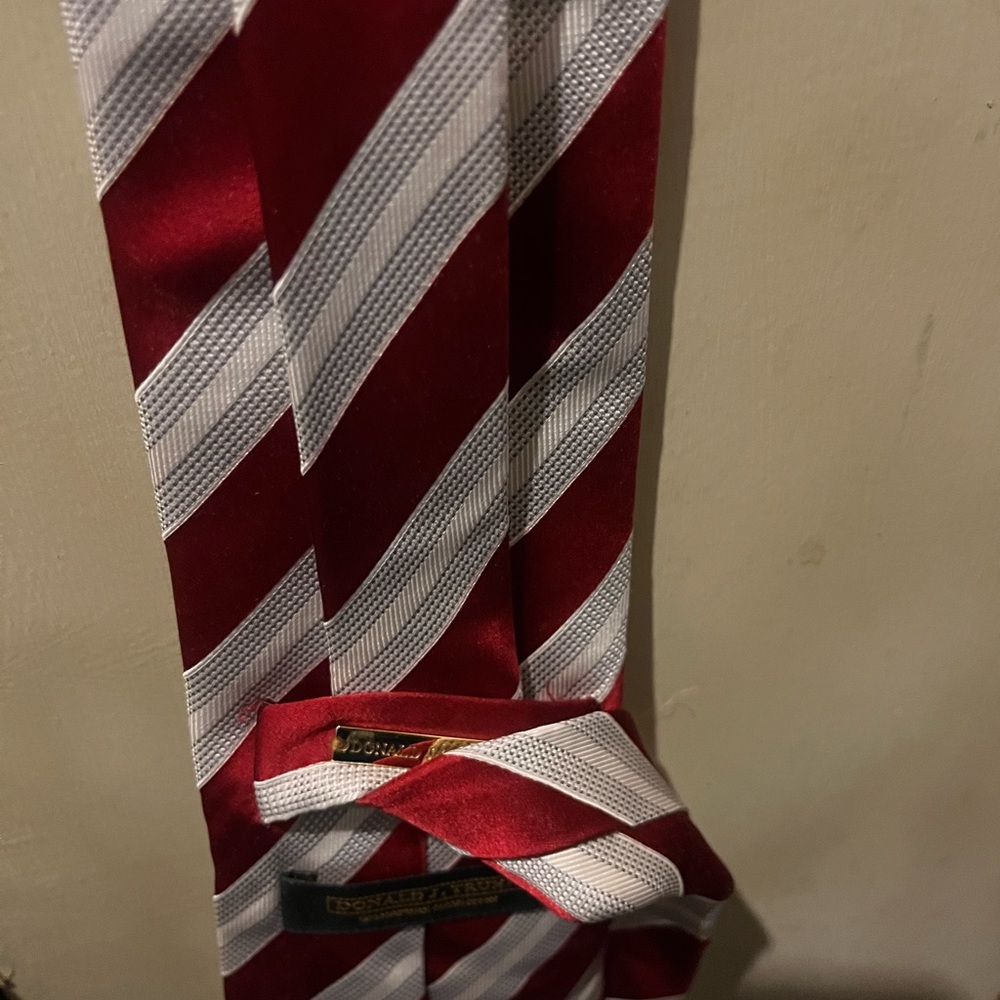 Donald Trump Red and White Tie - Picture 2 of 6